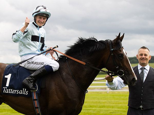 The 2022 Tattersalls Gold Cup was won by 80,000 guineas Tattersalls October Book 1 purchase Alenquer 