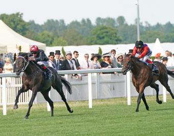 Claymore winning the Group 3 Hampton Court Stakes 
