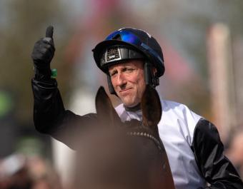 Robbie Power onboard Magic Daze as he announced his retirement from the saddle